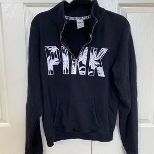 VS PINK  1/4 zip sweatshirt